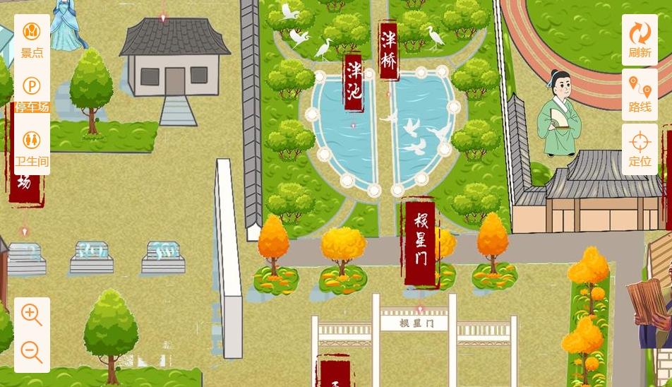 金堂手绘地图景区语音讲解导览系统：智慧景区建设的基石